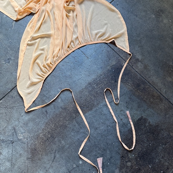 Jean Paul Gaultier vintage New Insane Long Wrap Dress Textured Fabric - Picture 9 of 14